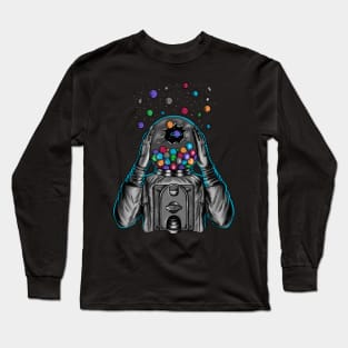 Astronaut Explotion Long Sleeve T-Shirt